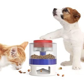 Piggy Poo and Crew Pet Food Treat Popper for Dogs Puppies Cats Pigs Small Animals Slow Feeder Game