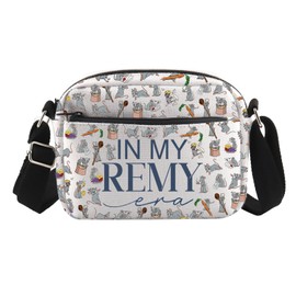 TSOTMO Remy Merch Crossbody Bag Remy Chef Gift Cartoon Movie Gift for Remy Fans WDW Trip Messenger Bag Gift (REMY Era Cross2)