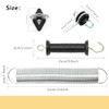 Electric Fence Spring Gate Handles Kit with Anchor Insulators and