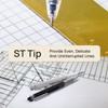 PenMont Retractable Gel Roller Pens, Japanese Style, 0.28mm Ultra Fine