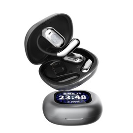 NNAC AI-Powered Language Translation Earbuds with Real-Time Translation, Offline Mode, HD Calls, and Music – Compatible with iOS & Android, Ergonomic Design for Travel, Business, & Learning (Black)