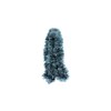 Vsorce4u 1 x 2M Chunky Tinsel Xmas Metallic Garland Reusable Hanging Christmas Tinsel For Decoration (Pale Blue)