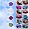 Shcoety 12pcs Infinite Glow optical chameleon eye shadow powder metallic