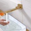DEOLER Folding Tub Spout, 180° Swivel Wall Mounted Bathtub Tub
