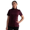 Chef Works Women's Springfield Chef Coat, Merlot, Large