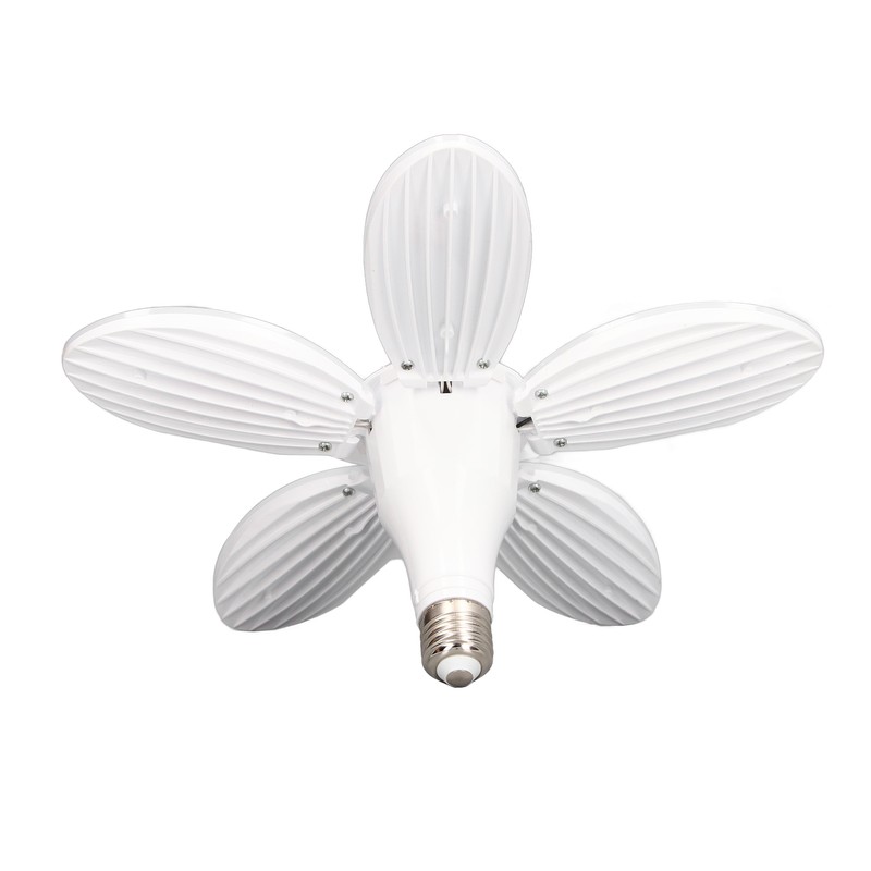 LED Garage Light E27 E26 5 Leaf Foldable 5100LM 60W
