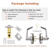 Commercial Bathroom Door Handle, Privacy Indicator Door Lock, Occupied Bathroom