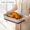 MALACASA Lasagne Dishes for Oven, 4.8 Qt Ceramic Oven Dish