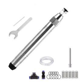 Naajop Pencil Die Grinder Air Tool Drilling Tool Set Hand Drill with Pin Vise Pneumatic Pencil Die Grinder, Air Micro Grinder, Micro Twist Mini Manual Hand Drill Bits Pneumatic Engraving Pen