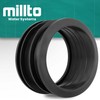 Millto™ Gutter Drain Pipe Reducer 80/110 Rubber Hose Connector Gutter