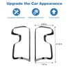 PDKLIN for Silverado Taillamps Stop Reverse Lights Cover Trim Bezel