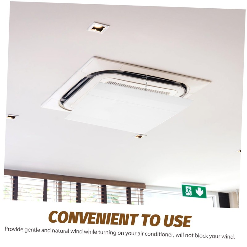 Ipetboom Central Air Conditioner Wind Baffle Direct Blowing Shield for