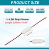 MECCANIXITY LED Strip Dimmer, DC 12V to 24V 3A Rotary