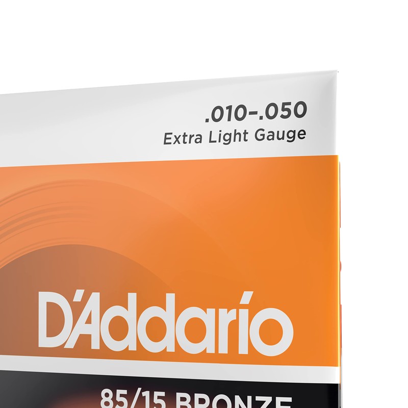 D'Addario ダダリオ アコースティックギター弦 85/15アメリカンブロンズ Extra Light .010-.050 EZ900 【国内正規品】