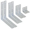 Dihl Pack of 10 Steel Corner Fixed Angle Brackets L