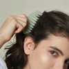 BoAn Natural Jade Massage Comb 2 Pcs,Multi-Functional Head Massage,Meridians Massager