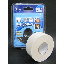 Finoa 10023 Non-Elastic Tape for Finger and Wrists, 1.0 inches (2.5 cm), 1 Piece