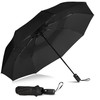 NINEMAX Compact Travel Umbrella Windproof Strong Folding,Small Automatic Umbrellas Double