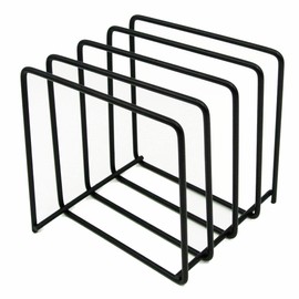 L-Premium Vinyl Record LP Storage Rack - Black