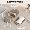 2 Pack Soap Travel Holder Case, Portable Bar Soap Container