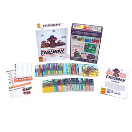 Pandasaurus Games Faraway Card Game - Explore Mysterious Alula! Strategic Region Building with Engaging Gameplay for Adventurers, Ages 10+, 2-6 Players, 15-30 Min Playtime