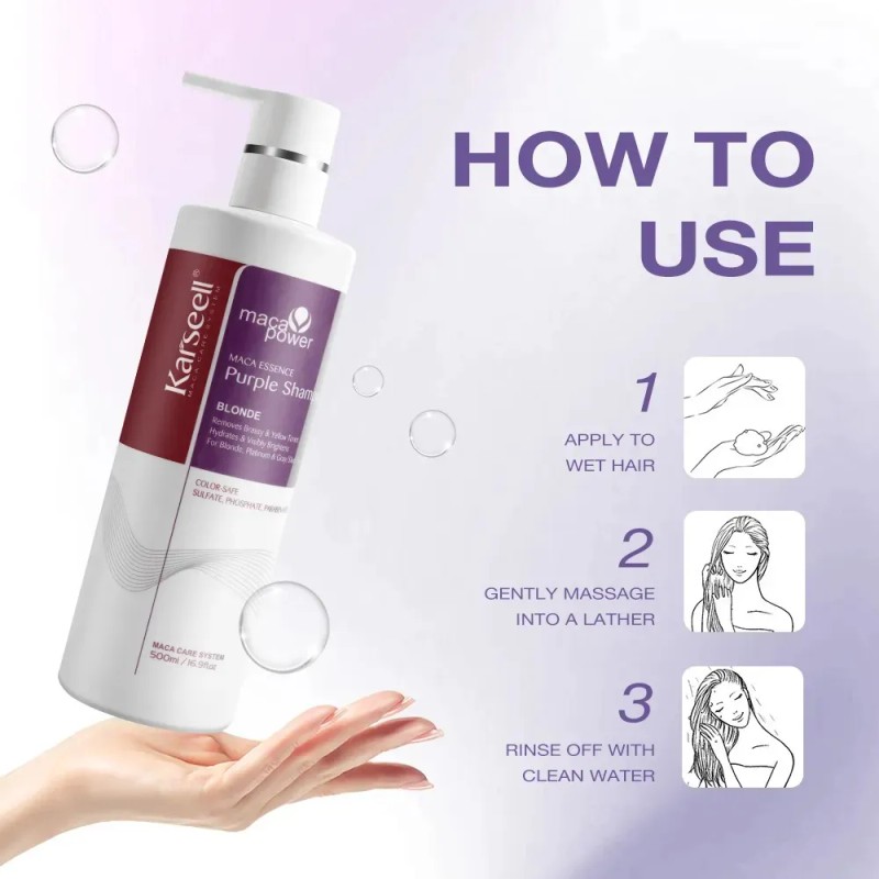 Karseell Colorequilibrio Mascarilla+aceite+shampoo+queratina