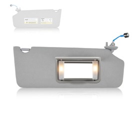 Sun Visor Passenger Right Side Compatible with Honda Pilot 2017 2018 2019 2020 2021 Honda Ridgeline 2018-2020 Sunshade Number 83230-TG7-A12ZB Color: Gray