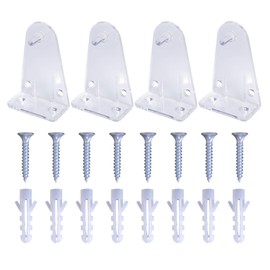 DBOO Mini Blind Brakets 4 PCS 2" Blind Hold Down Brakets with Screws for Home Office RV