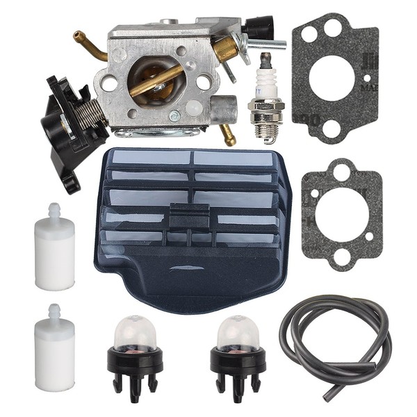 Butom C1M-EL37B 506450401 Carburetor + Air Filter+Fuel Filter+Fuel Line+Primer Bulb