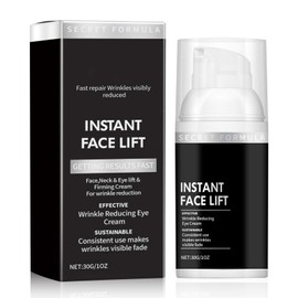 Instant Firm Eye Cream, 30 g Eye Cream Against Dark Circles and Eye Bags, Instant Firm Eye Tightening Cream, Anti-Ageing Eye Cream for Moisture, Against Wrinkles, Slip-on Eyelids and Swelling