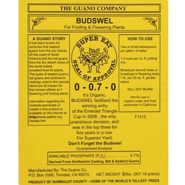 The Guano Company Budswel Liquid 1 Gallon Organic Hydroponic & Soil Solution