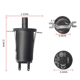 Kingsea 9904190041 Hopper Lid/Door Switch,Compatible with Masterbuilt Gravity Series 560/800/1050 XL Digital Charcoal Grill + Smoker,1 Pcs