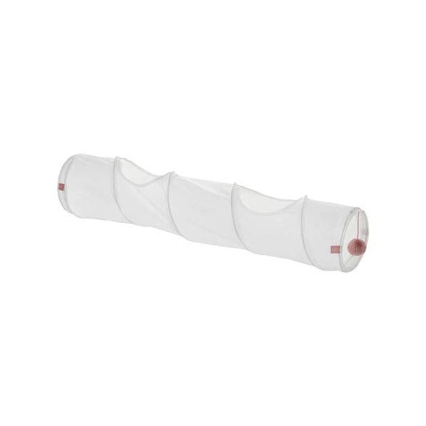 Ikea LURVIG: Play Tunnel for Cats, White/Pink (404.648.75)