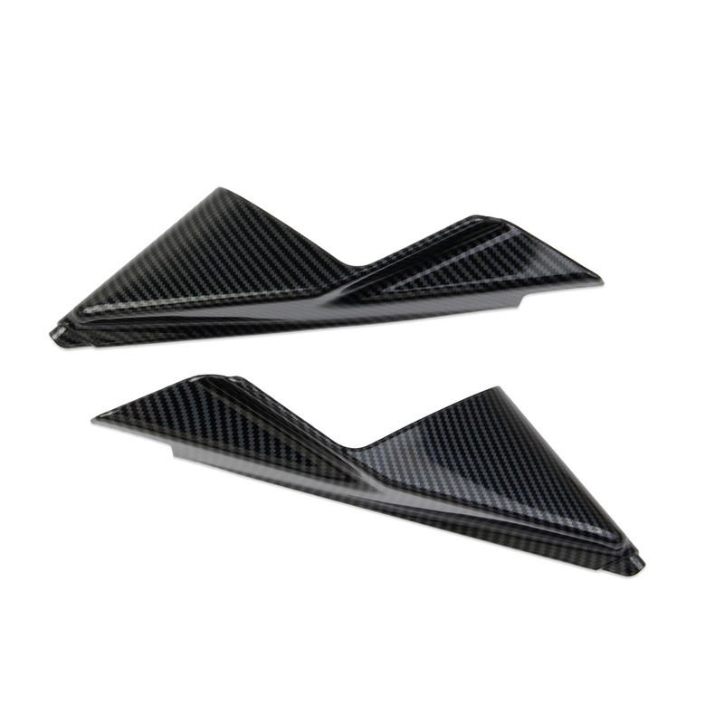 Fewshaw Carbon Fiber Style Inner Door A-Pillar Cover Trims Accessoriess