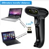 USB Wireless Barcode Scanner,Symcode 2.4GHz Handheld Automatic 1D Laser Barcode