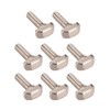 sourcing map M6x20mm T-Slot Drop-In Stud Sliding Screw Bolt Carbon
