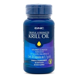 Gnc Triple Strength Krill Oil Sabor Sin sabor