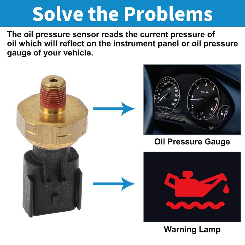 PARSKILO 1 Pcs No.68258694AA Engine Oil Pressure Sensor for Chrysler