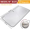 Magnelex Car Windshield Sunshade | Advanced Light-Blocking Protection | Foldable