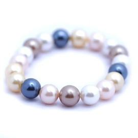 TUOKAY Knotted Pearl Strands 1920s Pearl Bead Necklace for Women 47'' Long
