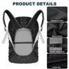LAMA 2 Pack Waterproof Rain Cover for Backpack, Reflective Rucksack