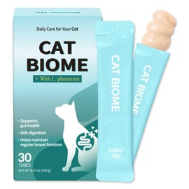 Doctor By Probióticos Cat Biome para Gatos. Antidiarrea. Apoyo Digestivo E Intestinal Felino. Salud Inmunitaria. Estómago Sensible. Estreñimiento. con