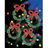 Beadery Holiday Beaded Ornament Kit, 2.25-Inch, Holiday Wreaths, Makes 16