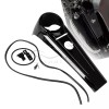Unbranded Black ABS Extended Tank Dash Cover For Harley Softail