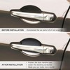 Auprite Magnetic Car Door Handle Cup Protector Guard,4PCS Universal White