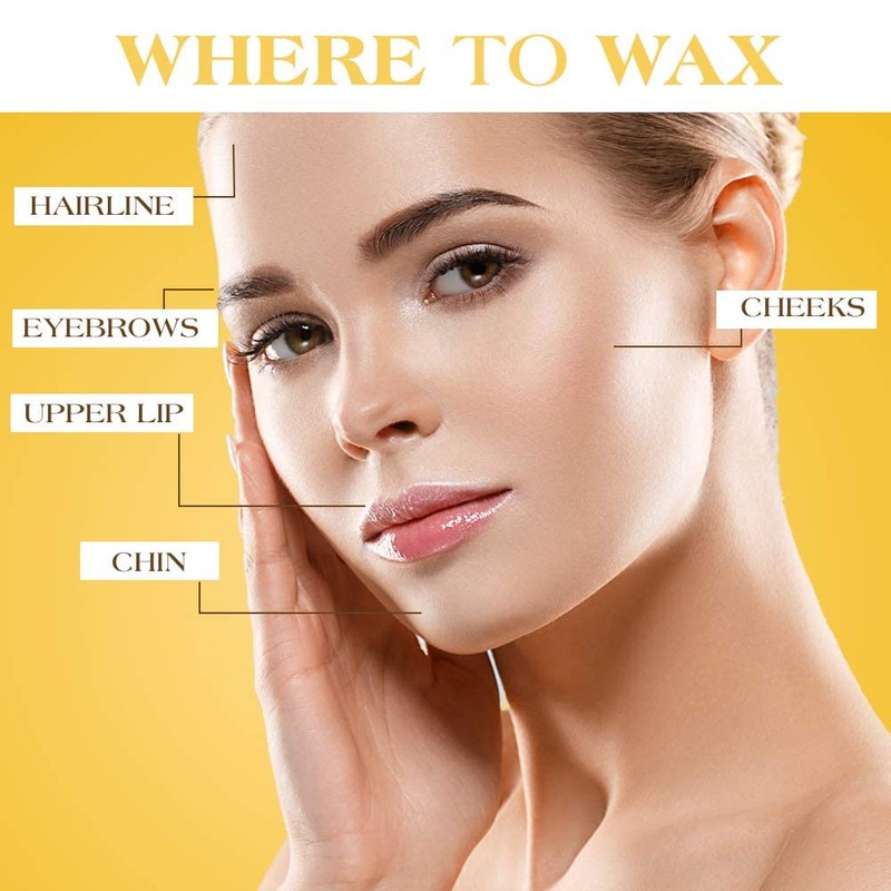 GiGi Waxing Strips for Hair Waxing/Hair Removal, Petite Cloth Strips