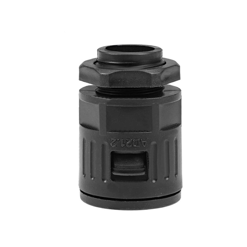sourcing map Cable Gland Corrugated Tube Connector AD21.2 Pipe Joint