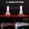 QUAYUB For Subaru Outback 2010-2014 H11 LED Fog Light Bulbs