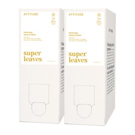 ATTITUDE Liquid Hand Soap, EWG Verified, Plant and Mineral-Based, Vegan Personal Care Products, Earl Grey & Fresh Cucumber Scent, Bulk Refill Format, 135.26 Fl Oz