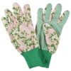 Esschert Design Outdoor Garden Gloves with Rose Print – 12